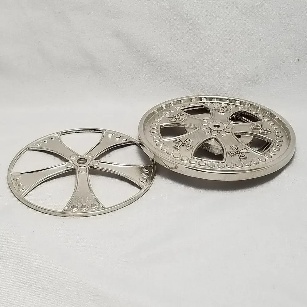 Belt‎ Buckle Bottle Opener Spinner Wheel Spin Spinning Round Heavy Two-Piece
